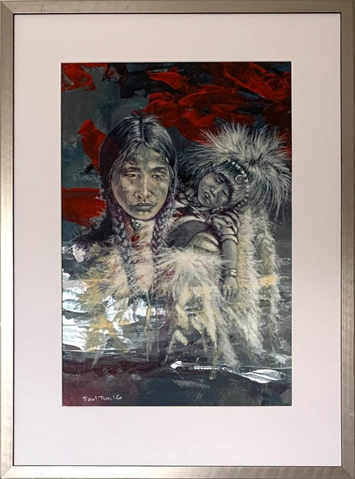 paulratcliffeoriginalart.co.uk Inuit mother & child