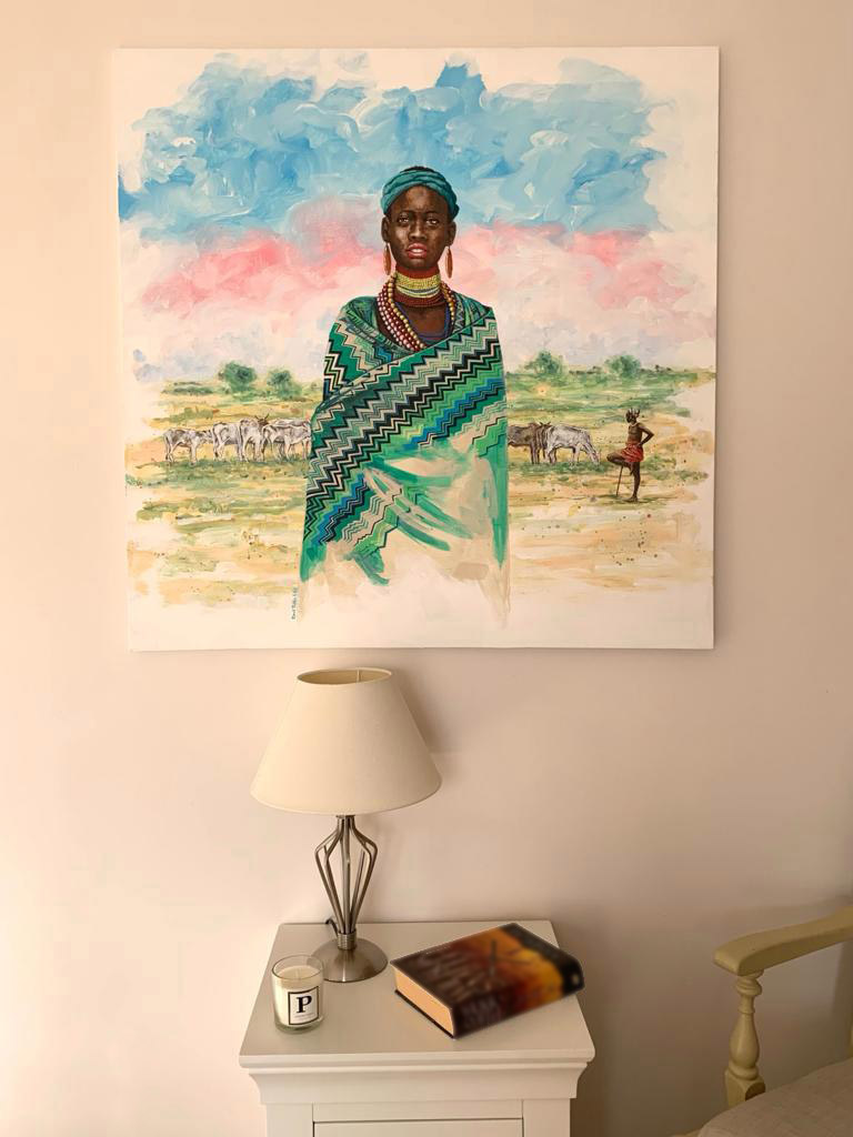 paulratcliffeoriginalart.co.uk African girl painting